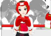 Dress Up Boxer Girl Game