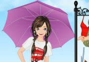 Girl With Umbrella