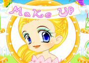 Long Yellow Haired Girl Make Up Game