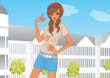 University Girl Dress Up Game