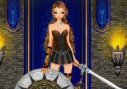 Warrior Girl Dress Up Game